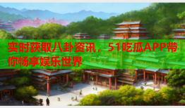 实时获取八卦资讯，51吃瓜APP带你畅享娱乐世界