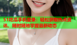 51吃瓜手机登录：轻松获取热点资讯，随时随地掌握最新动态