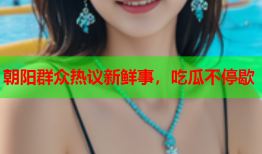朝阳群众热议新鲜事，吃瓜不停歇