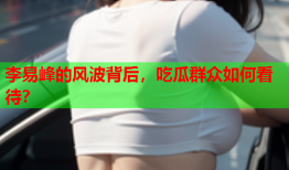 李易峰的风波背后，吃瓜群众如何看待？