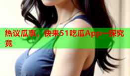 热议瓜事，快来51吃瓜App一探究竟