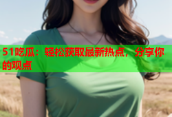 51吃瓜：轻松获取最新热点，分享你的观点
