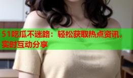 51吃瓜不迷路：轻松获取热点资讯，实时互动分享