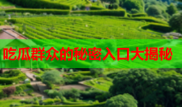吃瓜群众的秘密入口大揭秘