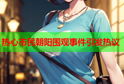 热心市民朝阳围观事件引发热议