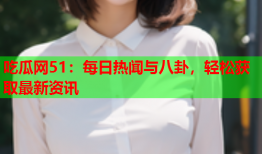 吃瓜网51：每日热闻与八卦，轻松获取最新资讯