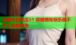 瓜姐今日吃瓜51 震撼揭秘娱乐圈不为人知的秘密