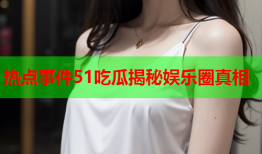 热点事件51吃瓜揭秘娱乐圈真相
