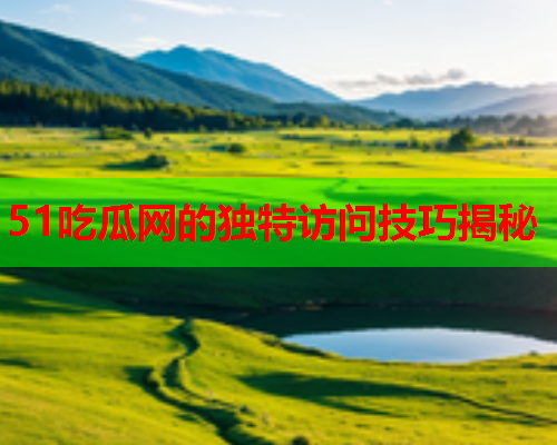 51吃瓜网的独特访问技巧揭秘