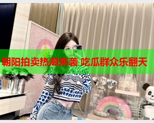 朝阳拍卖热潮来袭 吃瓜群众乐翻天